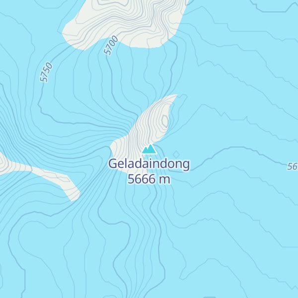 Map of Geladaindong