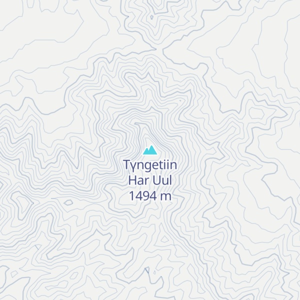 Map of Tүngetiin Har Uul