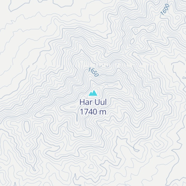 Map of Har Uul