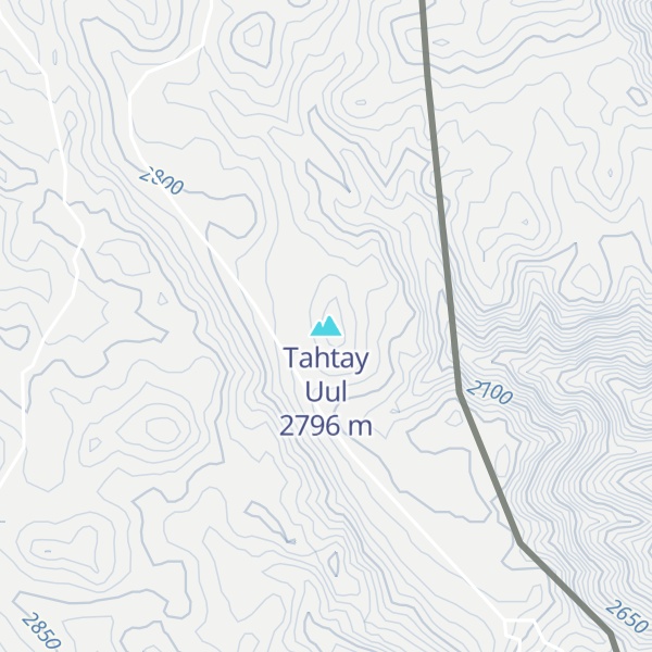 Map of Tahtay Uul