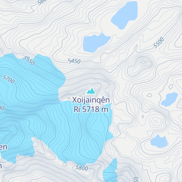 Map of Xoijainqên Ri