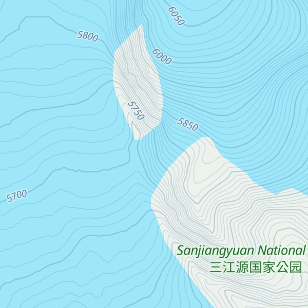 Map of Tanggula Shan