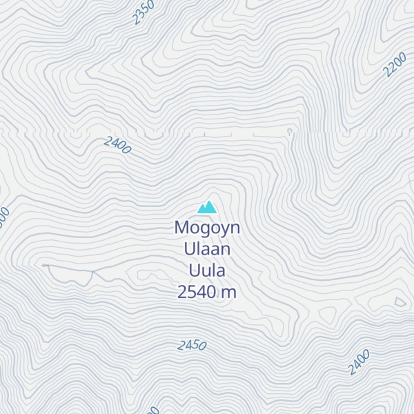 Map of Mogoyn Ulaan Uula