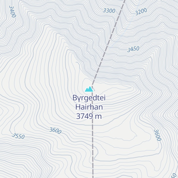 Map of Bүrgedtei Hairhan