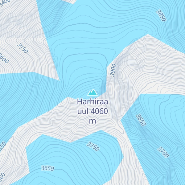 Map of Harhiraa uul
