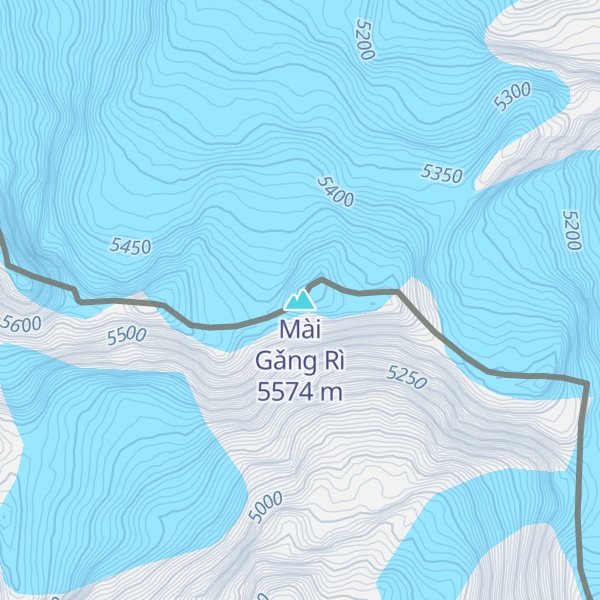 Map of Mài Gǎng Rì