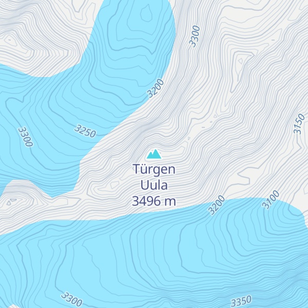 Map of Türgen Uula