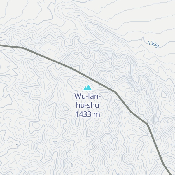 Map of Wu-lan-hu-shu