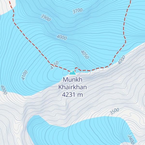 Map of Munkh Khairkhan