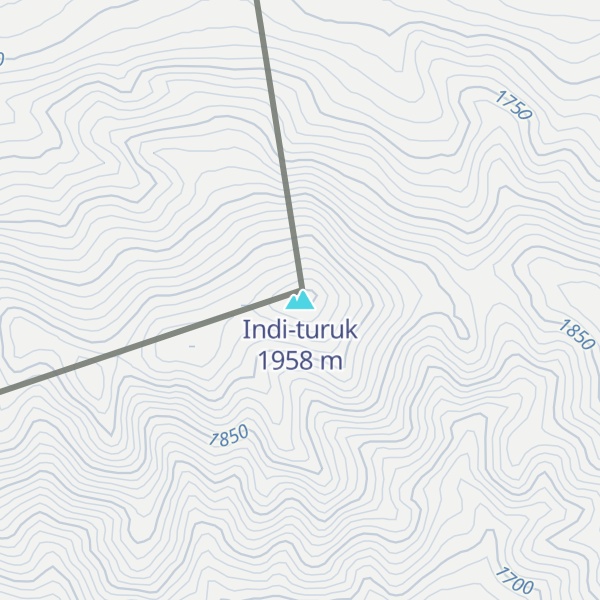 Map of Indi-turuk