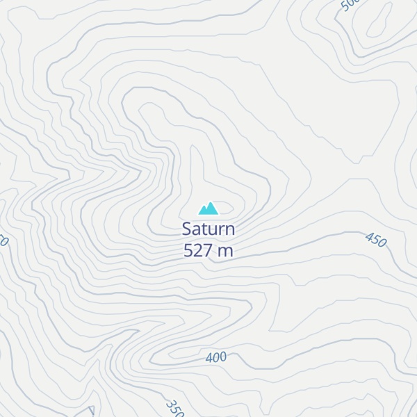 Map of Saturn