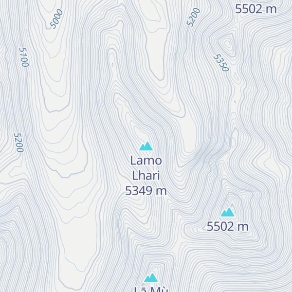 Map of Lamo Lhari