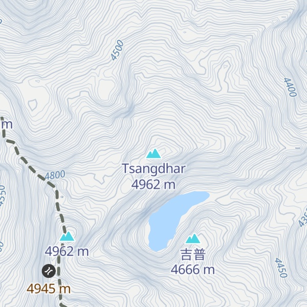 Map of Tsangdhar