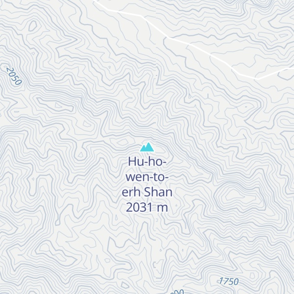 Map of Hu-ho-wen-to-erh Shan