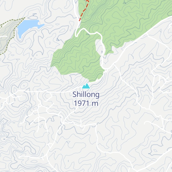 Map of Shillong