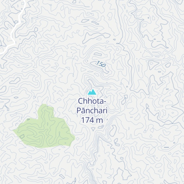 Map of Chhota-Pānchari