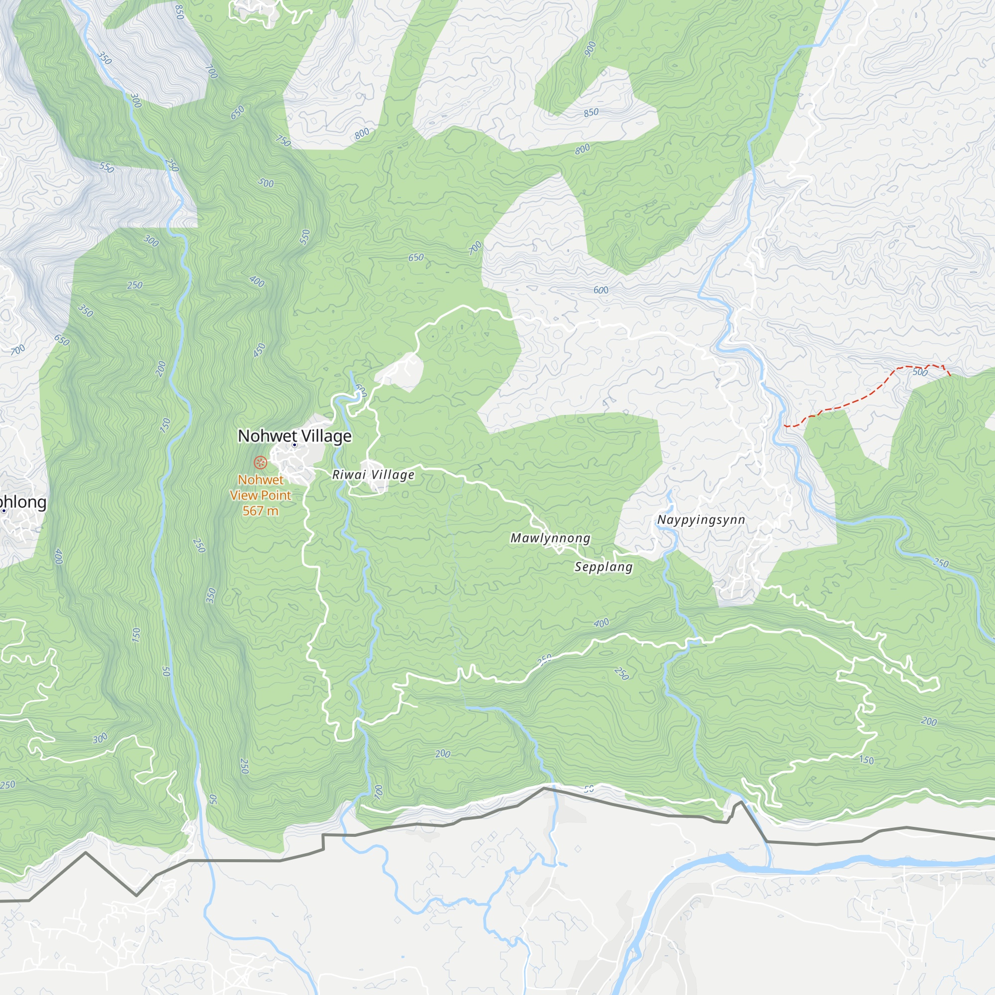 Areca Cottages map
