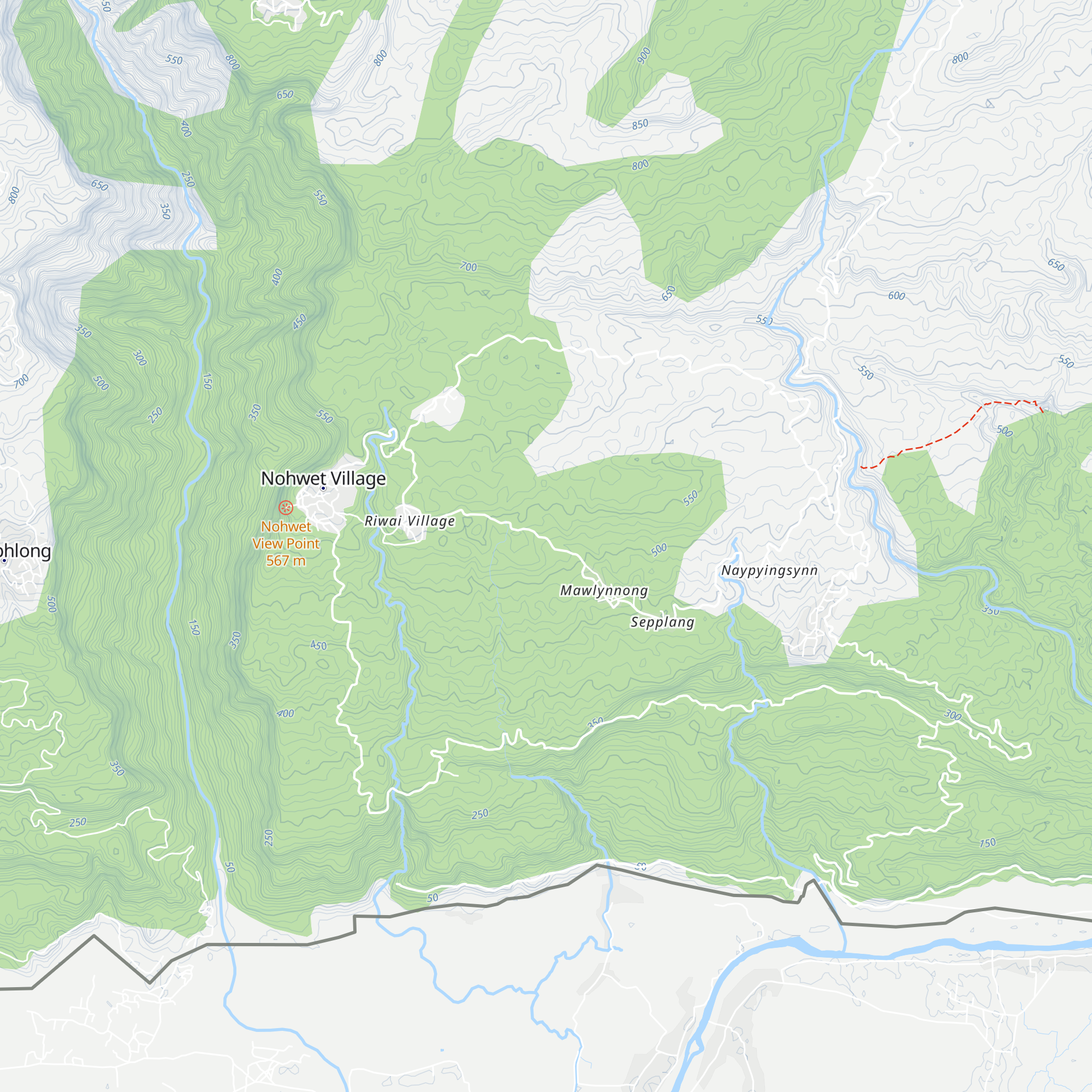Areca Cottages map