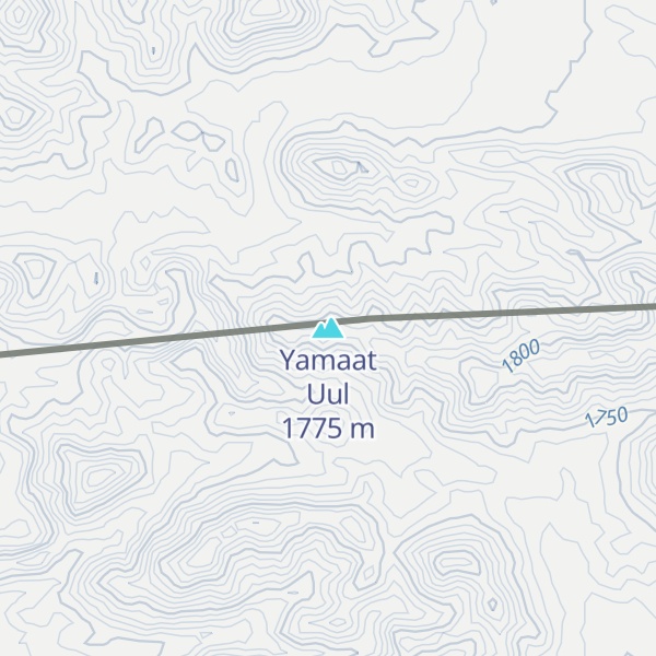 Map of Yamaat Uul