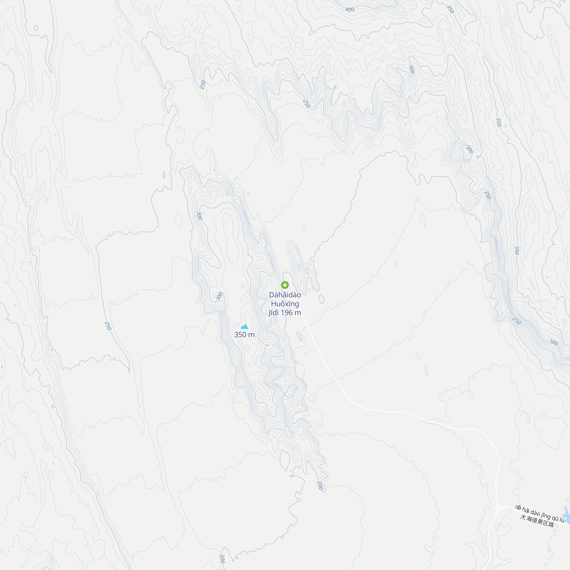 Dàhǎidào Huǒxīng Jīdì map