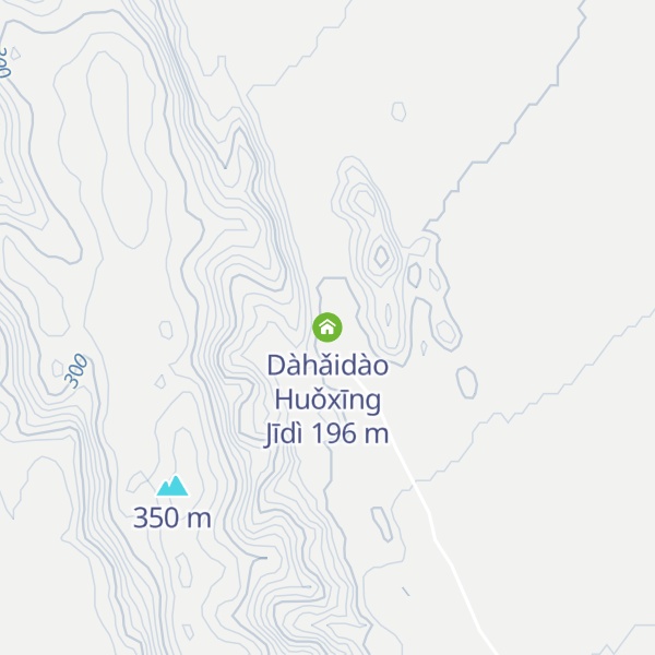 Map of Dàhǎidào Huǒxīng Jīdì