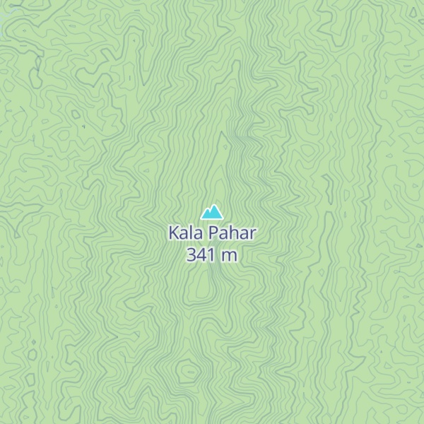 Map of Kala Pahar