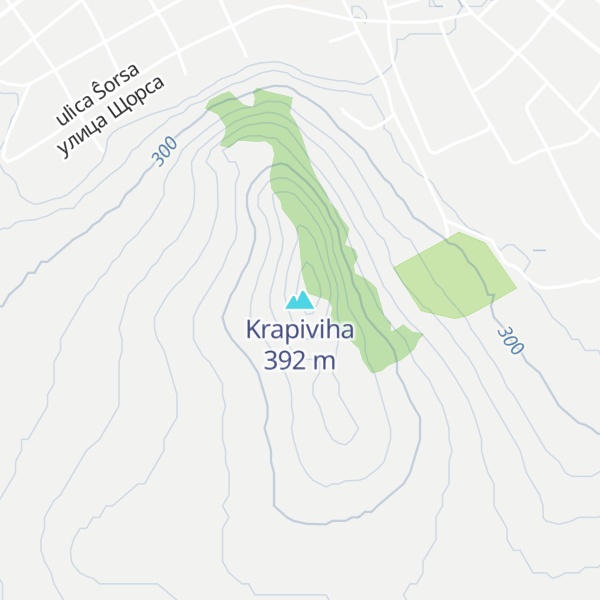 Map of Krapiviha