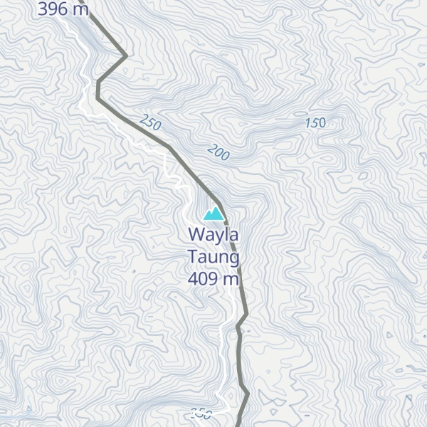 Map of Wayla Taung