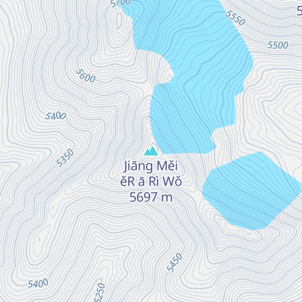 Map of Jiāng Měi ěR ā Rì Wǒ