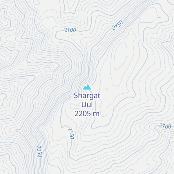 Map of Shargat Uul