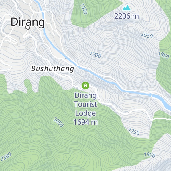Map of Dirang Tourist Lodge
