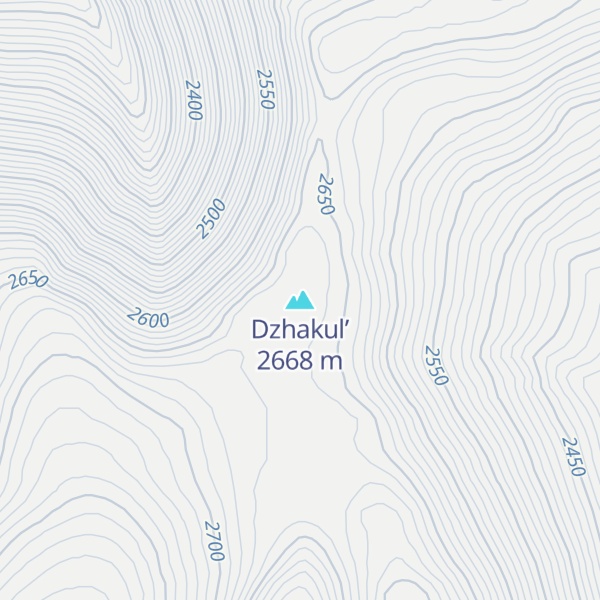 Map of Dzhakul’