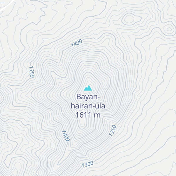Map of Bayan-hairan-ula