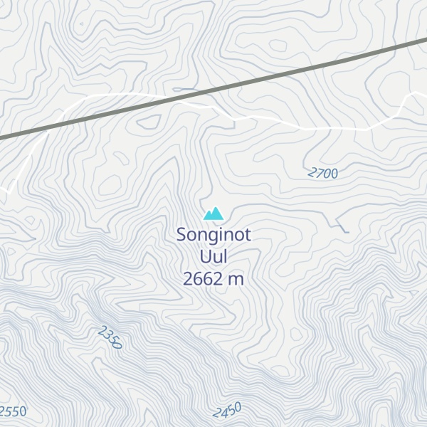 Map of Songinot Uul