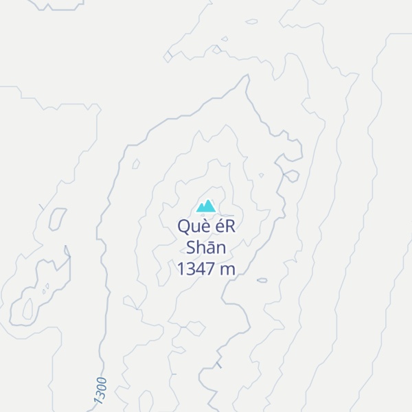 Map of Què éR Shān