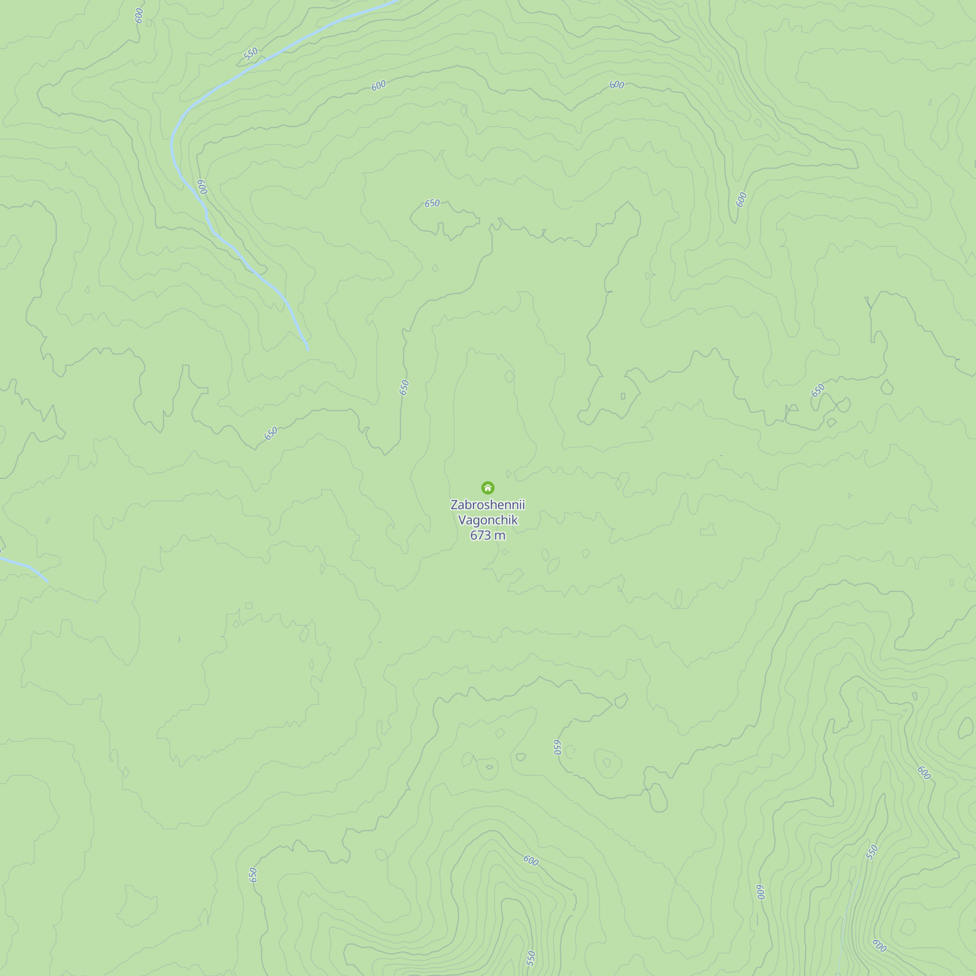Zabroshennii Vagonchik map