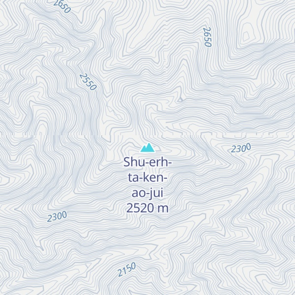 Map of Shu-erh-ta-ken-ao-jui