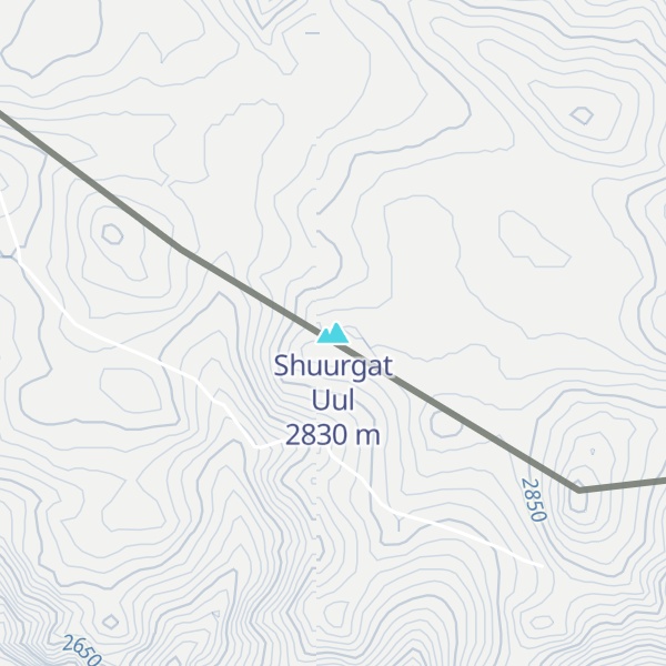 Map of Shuurgat Uul