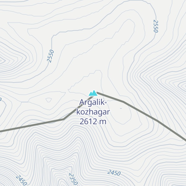 Map of Argalik-kozhagar