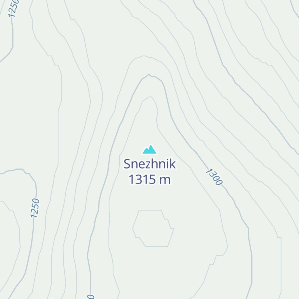 Map of Snezhnik