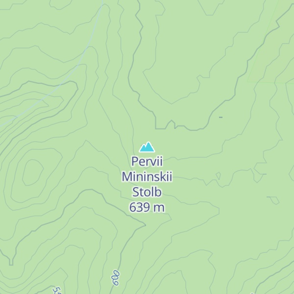 Map of Pervii Mininskii Stolb