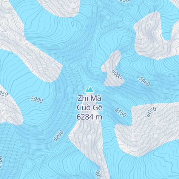 Map of Zhī Mǎ Cuò Gē