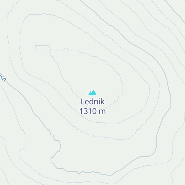 Map of Lednik