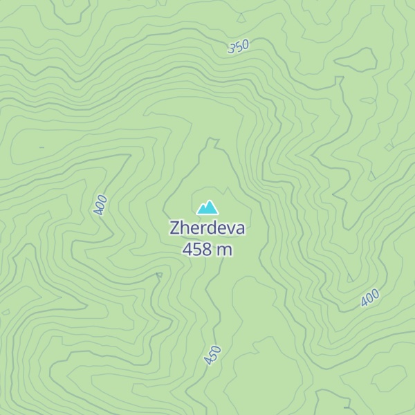 Map of Zherdeva