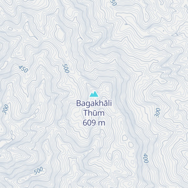 Map of Bagakhāli Thūm