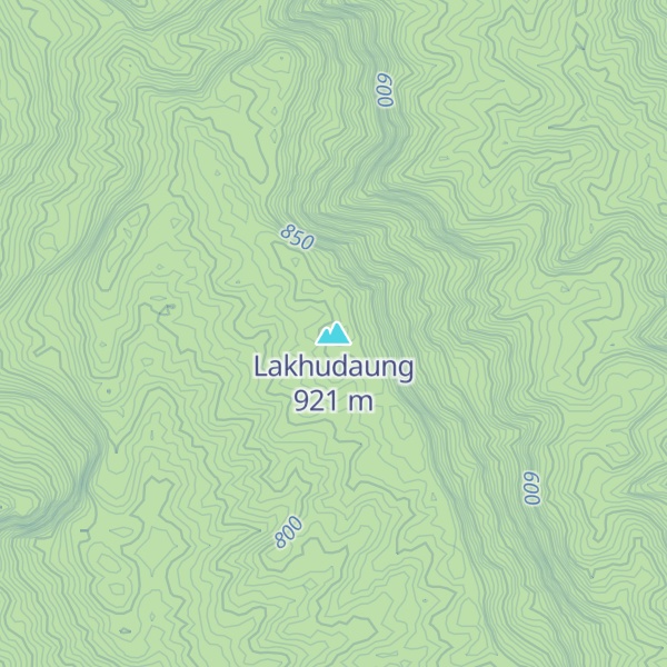 Map of Lakhudaung