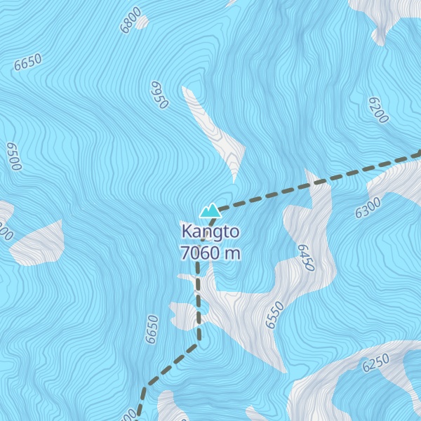 Map of Kangto