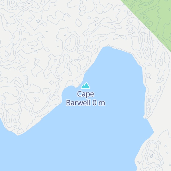 Map of Cape Barwell