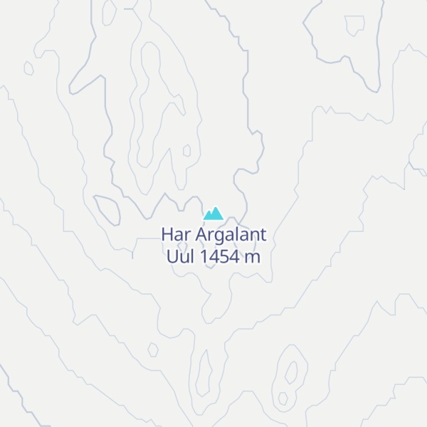 Map of Har Argalant Uul