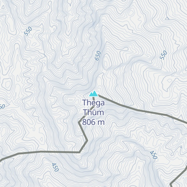Map of Thega Thūm
